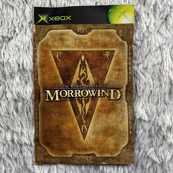 Elder Scrolls III: Morrowind (Microsoft Xbox, 2002) Disc Case Manual Inserts - Picture 4 of 14